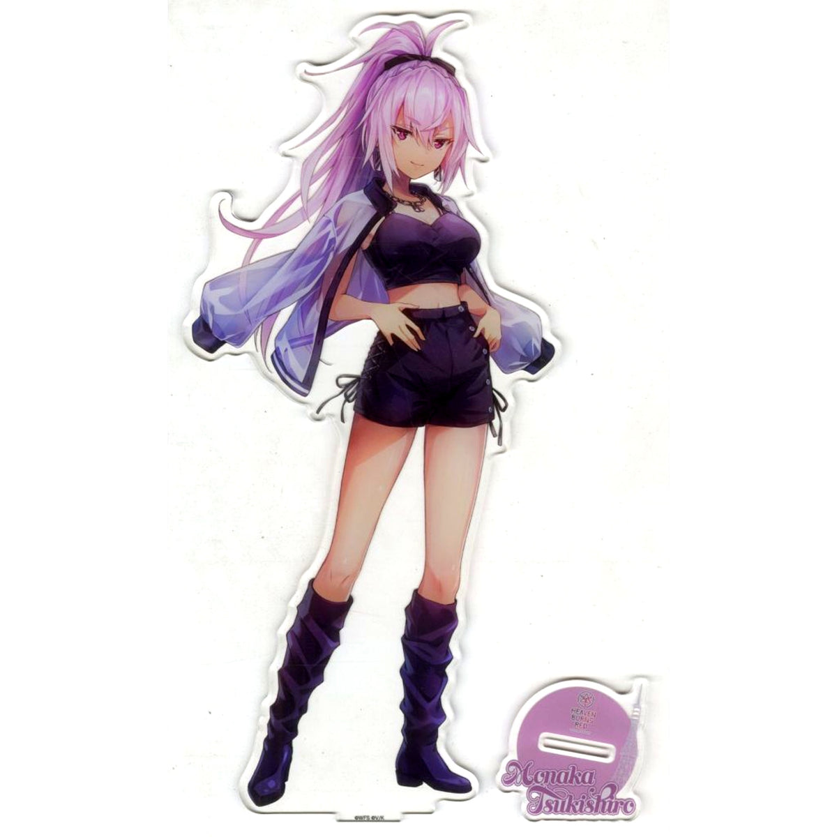 Monaka Tsukishiro Heaven Burns Red Illustration BIG Acrylic Stand in Tokyo Tower Tower Dakkan Sakusen [USED]