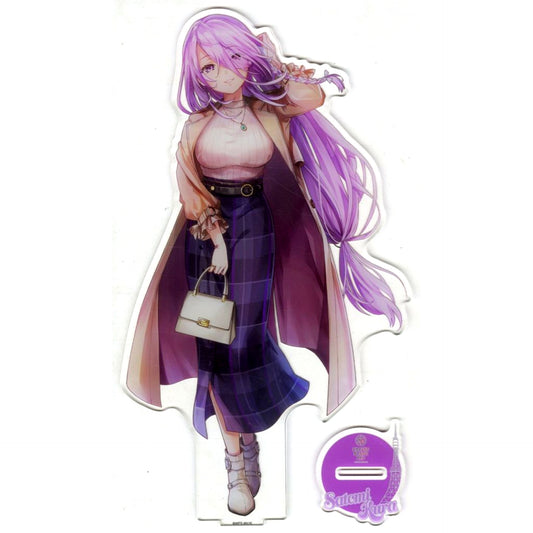 Satomi Kura Heaven Burns Red Illustration BIG Acrylic Stand in Tokyo Tower Tower Dakkan Sakusen [USED]