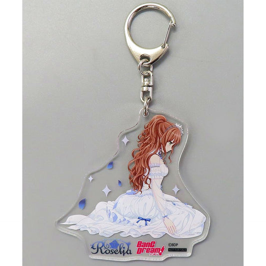 Lisa Imai BanG Dream! Roselia Acrylic Keychain CD 15th Single Ishizue no Kakan Gamers Bonus [USED]