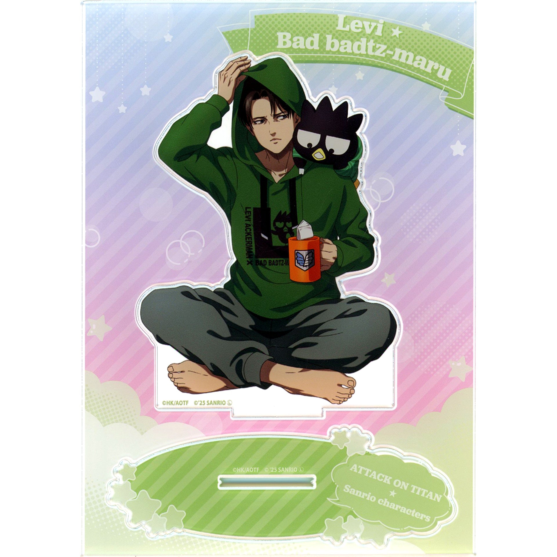 Levi Ackerman Bad Badtz-Maru Attack on Titan Sanrio Characters Acrylic Stand [USED]