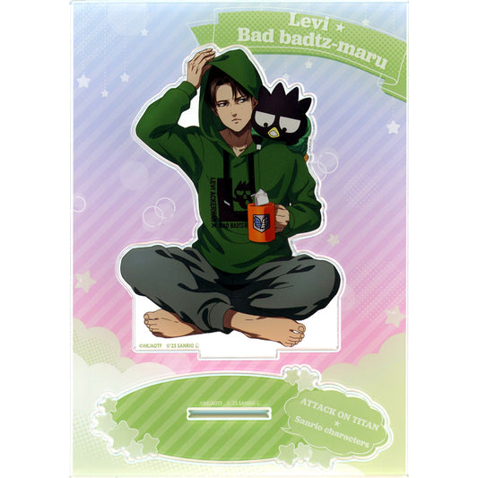 Levi Ackerman Bad Badtz-Maru Attack on Titan Sanrio Characters Acrylic Stand [USED]