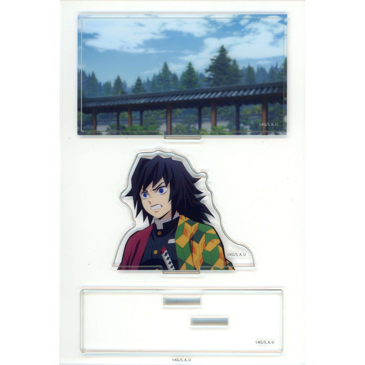 Giyu Tomioka - Facing Left Demon Slayer Water Hashira Insect Hashira Cafe in ufotable Cafe x Machi Asobi CAFE Giyu Tomioka Random Mini Diorama Acrylic Stand [USED]