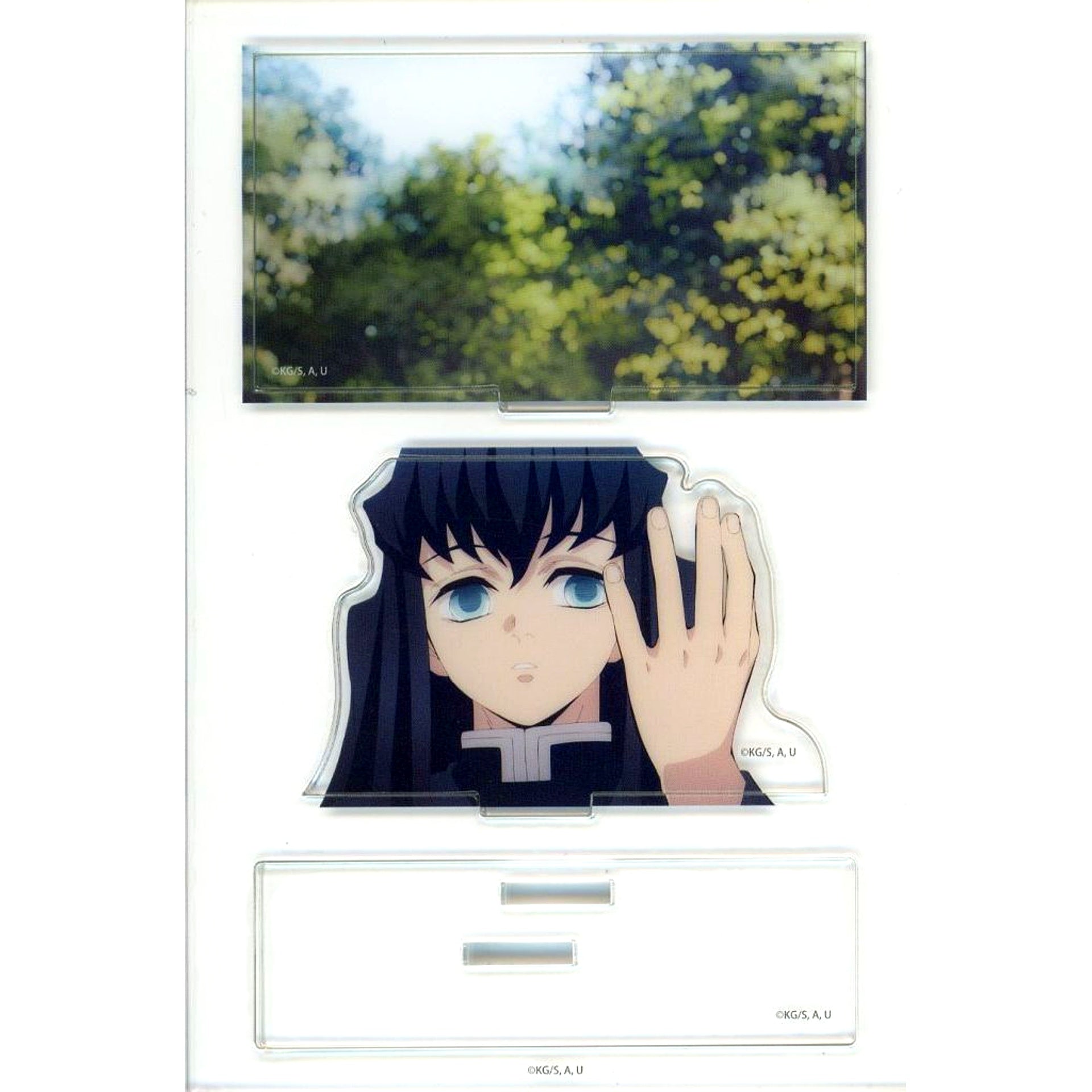 Muichiro Tokito - One Hand Raised Demon Slayer Mist Hashira Stone Hashira Cafe in ufotable Cafe x Machi Asobi CAFE Muichiro Tokito Random Mini Diorama Acrylic Stand [USED]