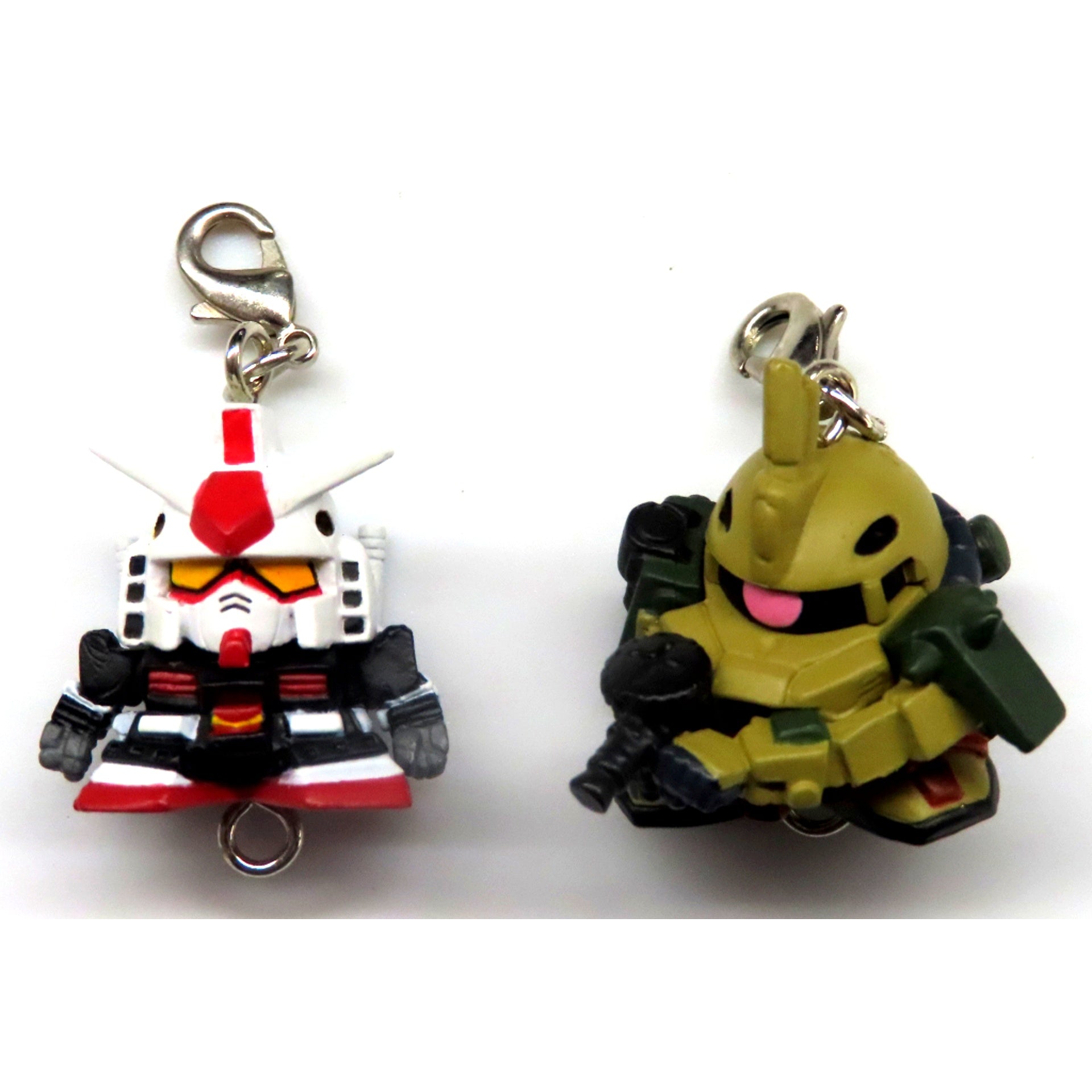 Gundam Real Type & Zaku Desert Type Mobile Suit Gundam MS Joint Mascot [USED]