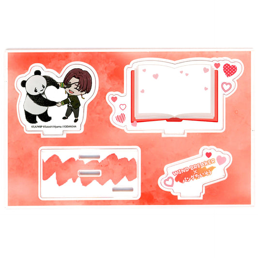 Hayato Suo Wind Breaker x Panda Taisou Diorama Acrylic Stand [USED]