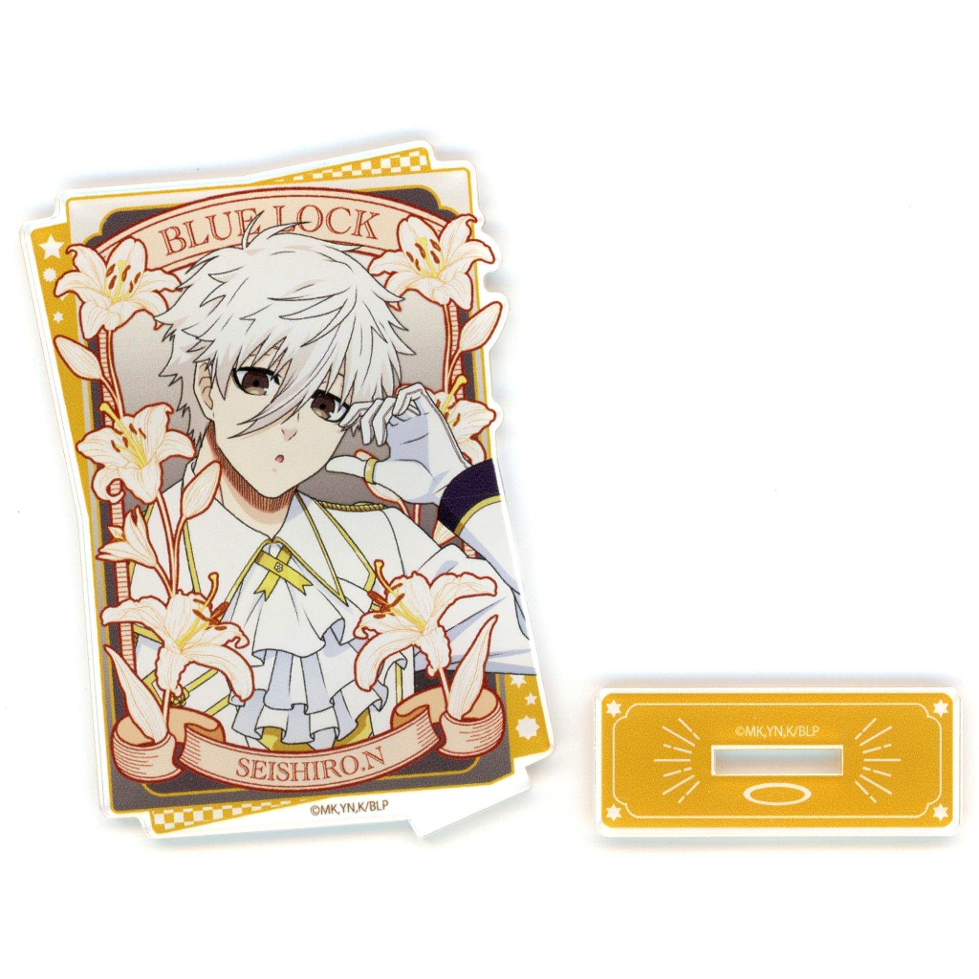 Seishiro Nagi Angel ver. Life-Size Card Style Acrylic Stand Blue Lock [USED]