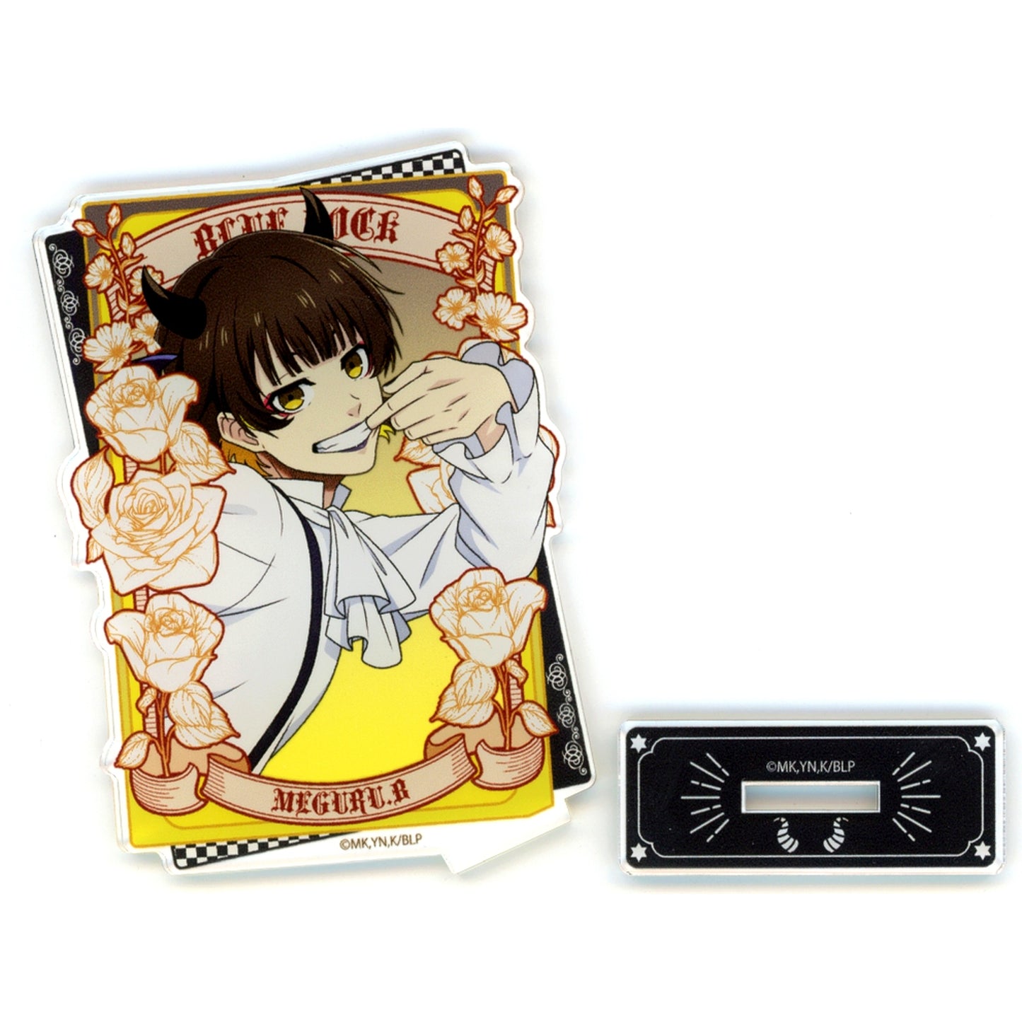 Meguru Bachira Devil ver. Life-Size Card Style Acrylic Stand Blue Lock [USED]
