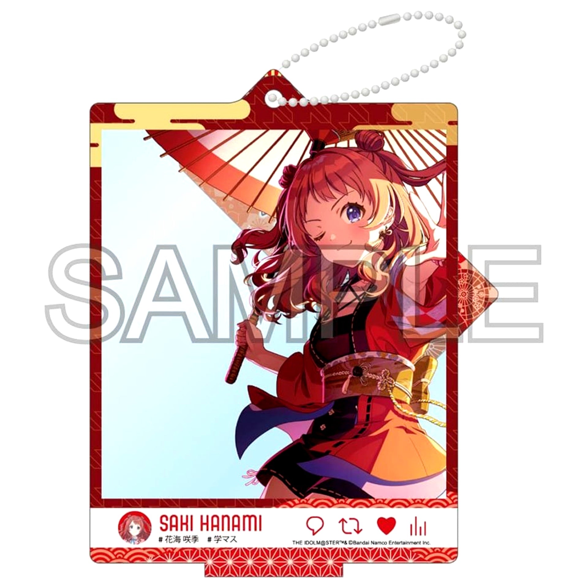 Saki Hanami Gakuen Idolmaster Selfie Style Acrylic Stand Ver. Kangiku [USED]
