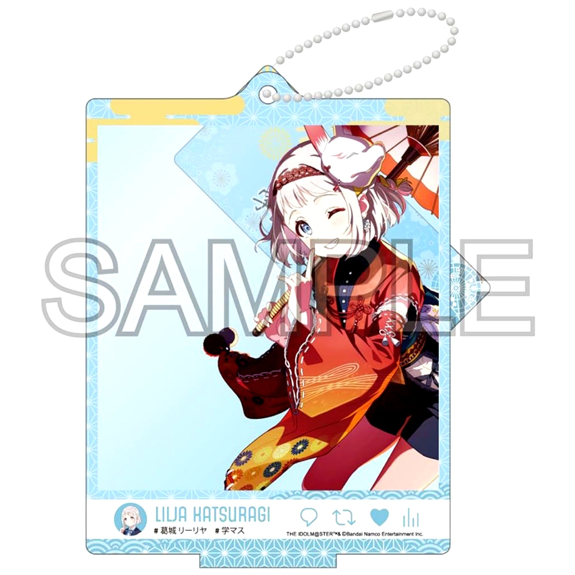 Lilja Katsuragi Gakuen Idolmaster Selfie Style Acrylic Stand Ver. Kangiku [USED]