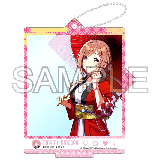 Rinami Himezaki Gakuen Idolmaster clumsy trick 24 Matsuri Selfie Style Acrylic Stand [USED]