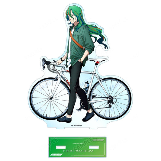 Yusuke Makishima Illustration Outing Ver. Oversized Acrylic Stand Yowamushi Pedal GLORY LINE [USED]