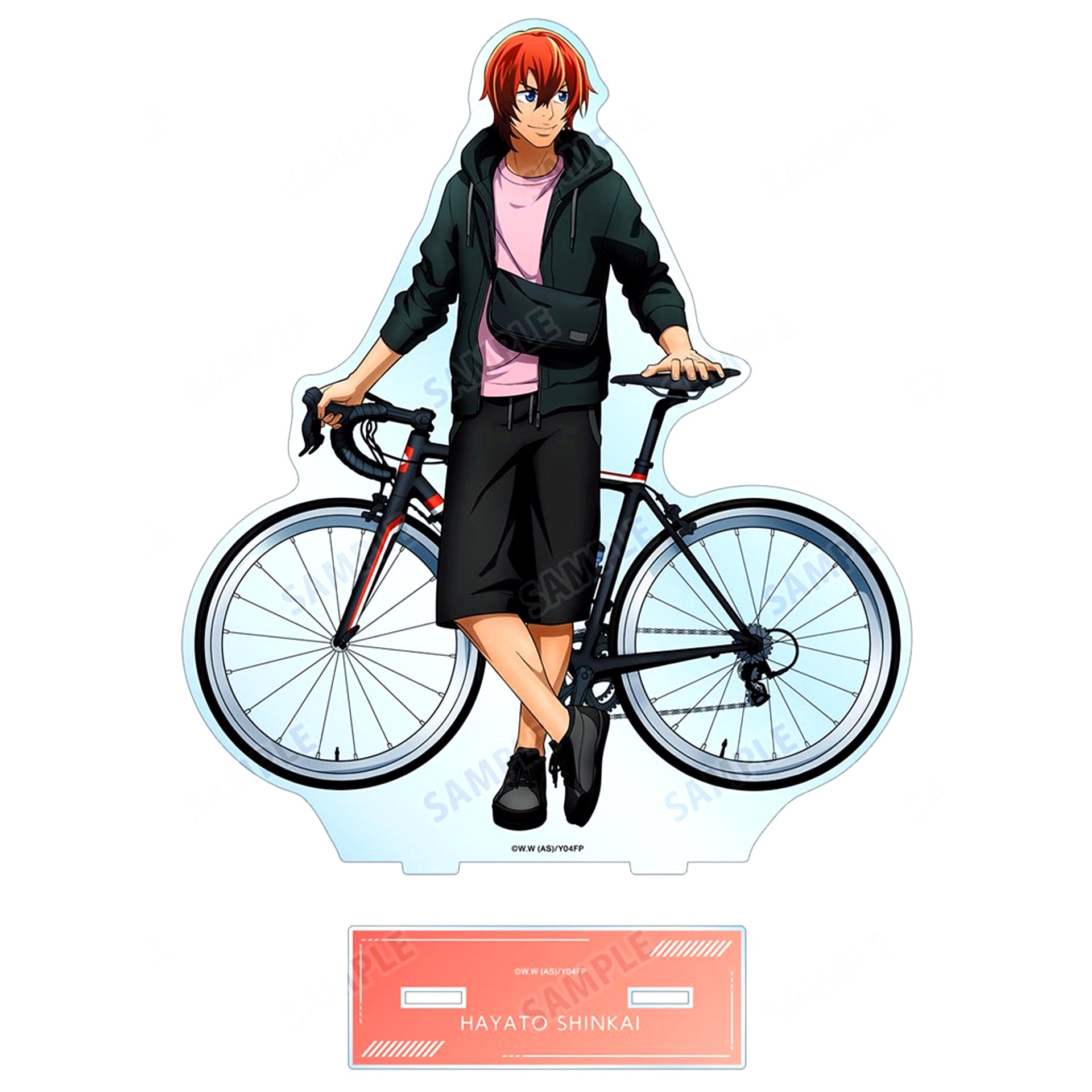 Hayato Shinkai Illustration Going Out ver. Extra Large Acrylic Stand Yowamushi Pedal GLORY LINE [USED]