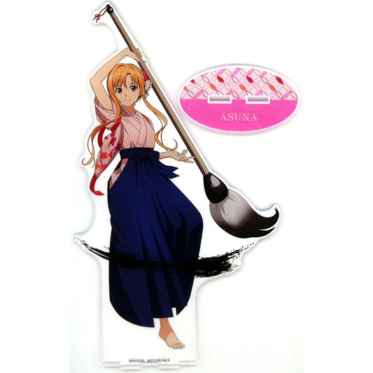 Asuna Prize A Super Ichigeki Hit Prize Illustration Calligraphy Art Ver. Extra Large Acrylic Stand Sword Art Online Ichigeki Collection Kuji [USED]