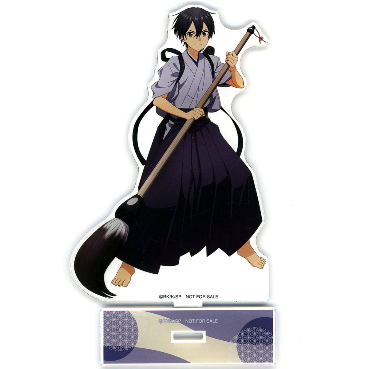Kazuto Kirigaya Big Acrylic Stand Sword Art Online Original Illustration Calligraphy Art Version Ichigeki Collection Kuji Prize B [USED]