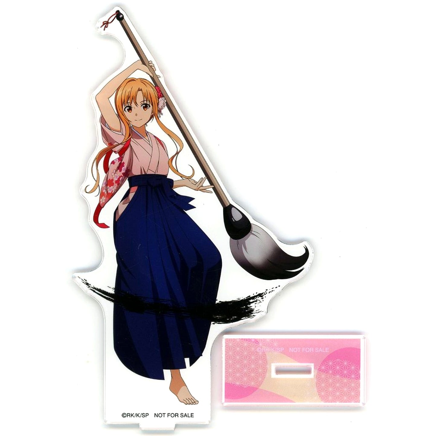 Asuna B Prize Sword Art Online Ichigeki Collection Kuji Ichigeki Hit Prize Illustration Calligraphy Art Ver. BIG Acrylic Stand [USED]