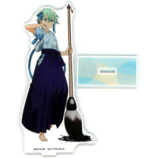 Sinon B Prize Sword Art Online Ichigeki Collection Kuji Ichigeki Hit Prize Illustration Calligraphy Art Ver. BIG Acrylic Stand [USED]