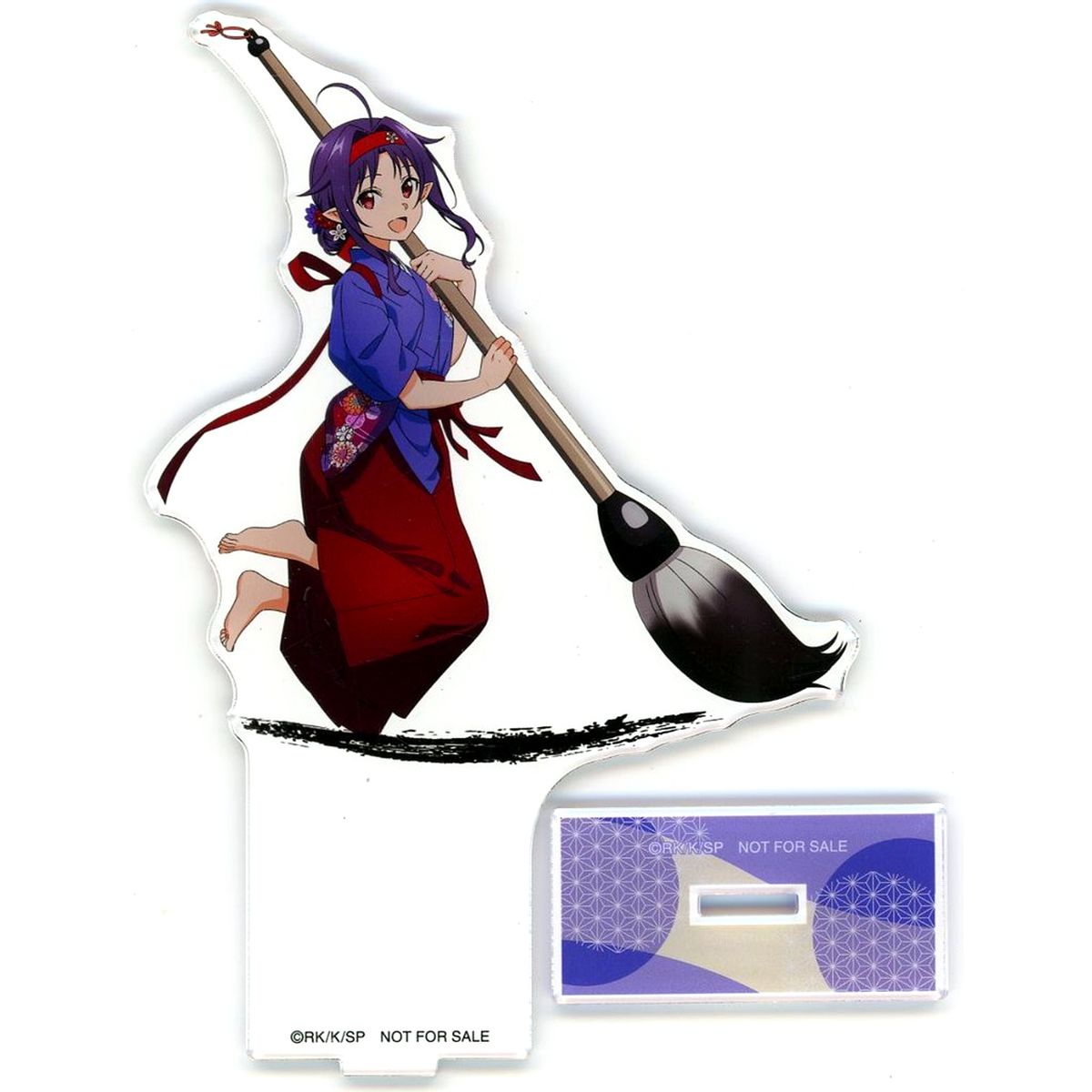 Yuuki Big Acrylic Stand Sword Art Online Original Illustration Calligraphy Art Version Ichigeki Collection Kuji Prize B [USED]