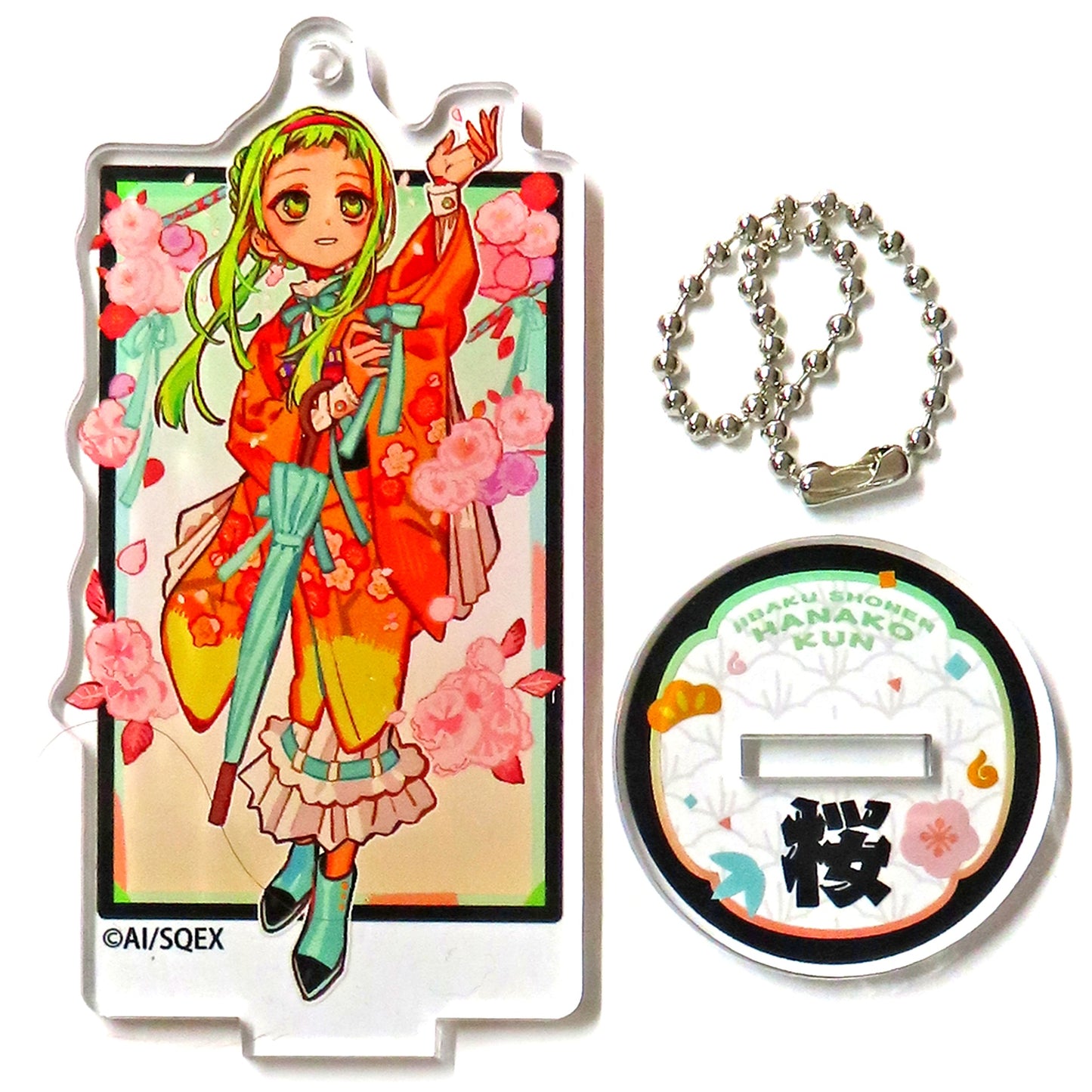 Sakura Nanamine Toilet-Bound Hanako-kun 10th Anniversary Museum Trading Acrylic Stand Keychain [USED]