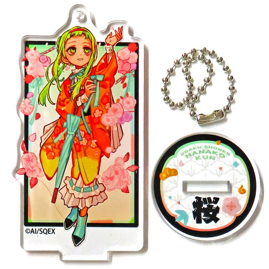 Sakura Nanamine Toilet-Bound Hanako-kun 10th Anniversary Museum Trading Acrylic Stand Keychain [USED]