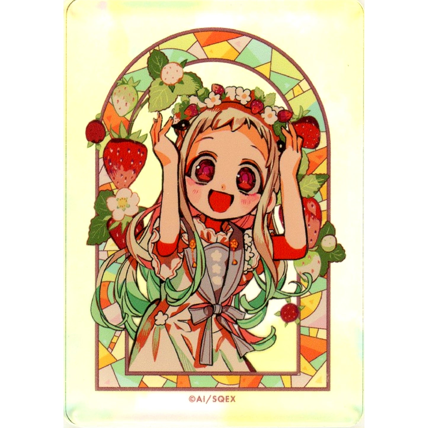 Nene Yashiro Toilet-Bound Hanako-kun 10th Anniversary Museum Botanical Mini Acrylic Block [USED]