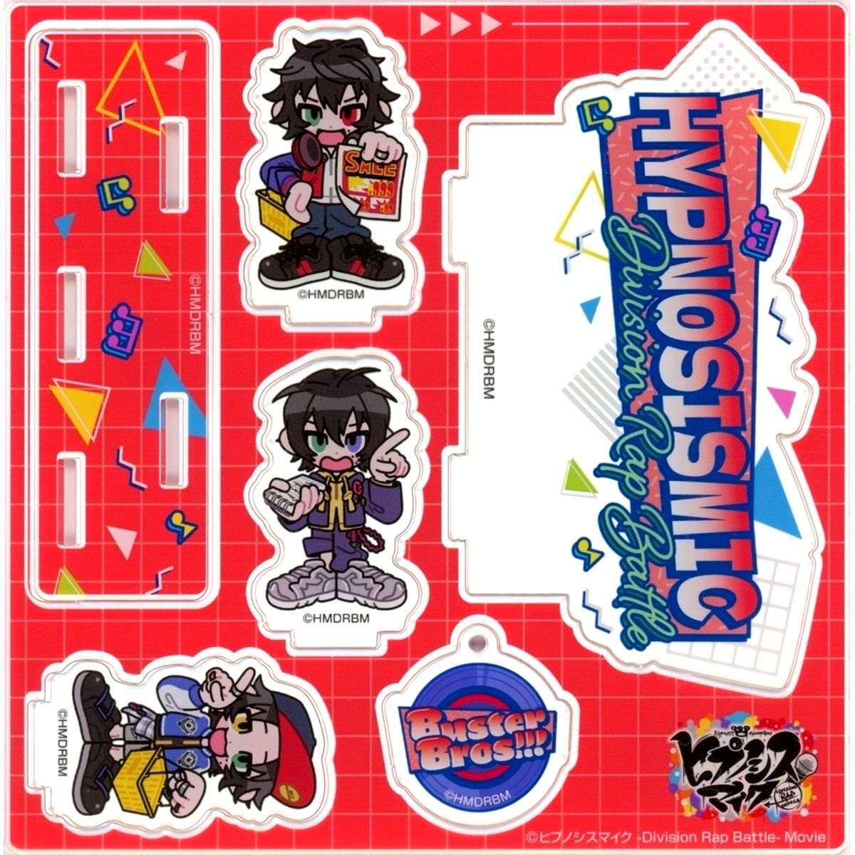 Ikebukuro Division, Buster Bros!!! Hypnosis Mic: Division Rap Battle x Don Quijote & Apita & Piago Movie Mini Character Acrylic Diorama [USED]