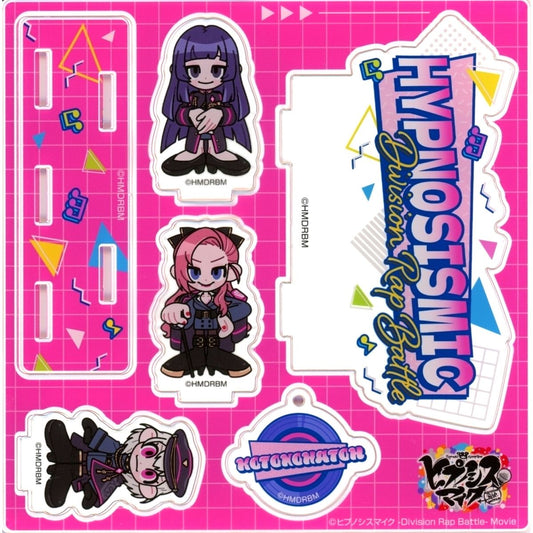 Kotonoha-tou Chuo Ward Hypnosis Mic: Division Rap Battle Movie Mini Character Acrylic Diorama Don Quijote x Apita x Piago [USED]