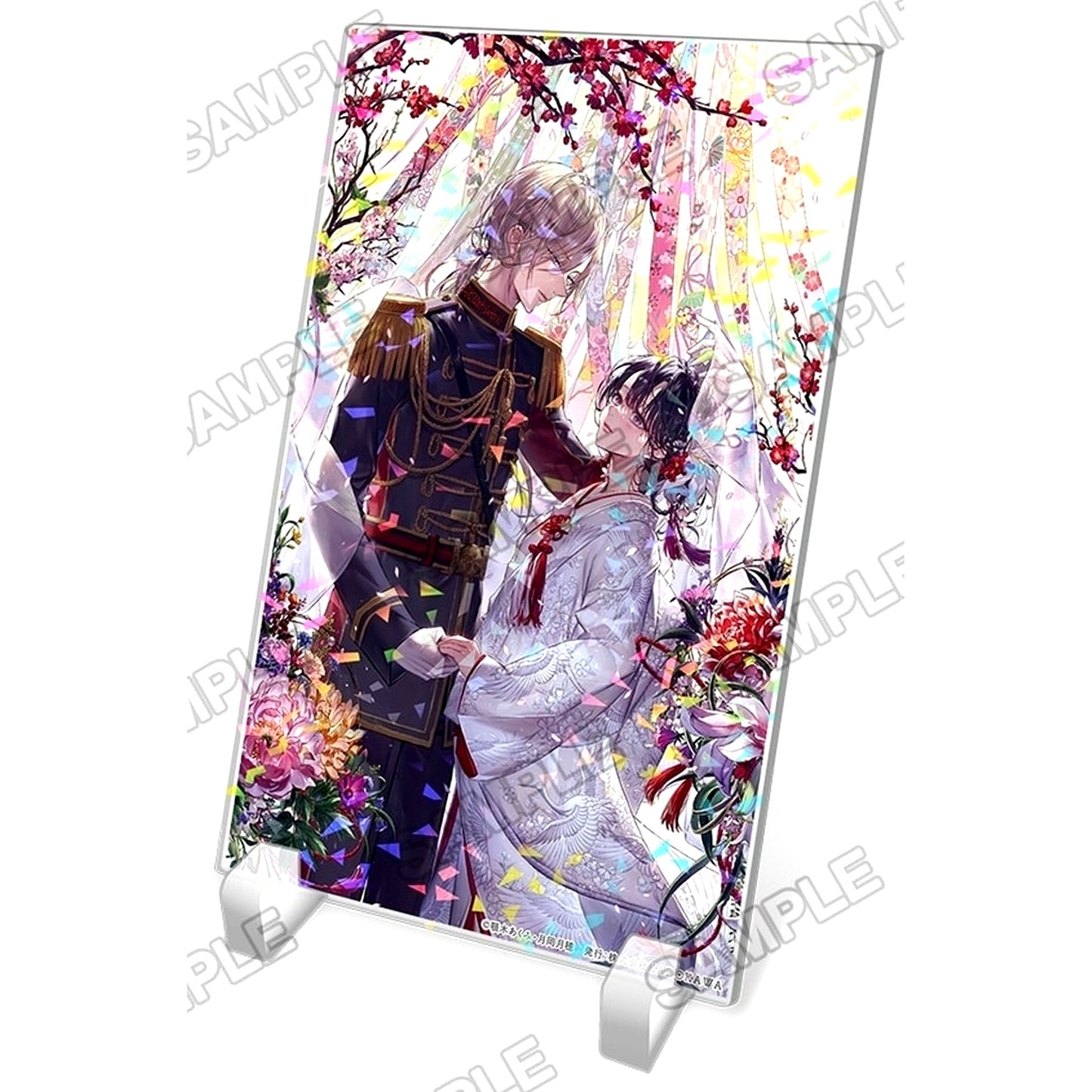 Kiyoka Kudo & Miyo Saimori Vol. 7 Cover Design Fujimi L Bunko 10th Anniversary Hologram Acrylic Plate My Happy Marriage [USED]
