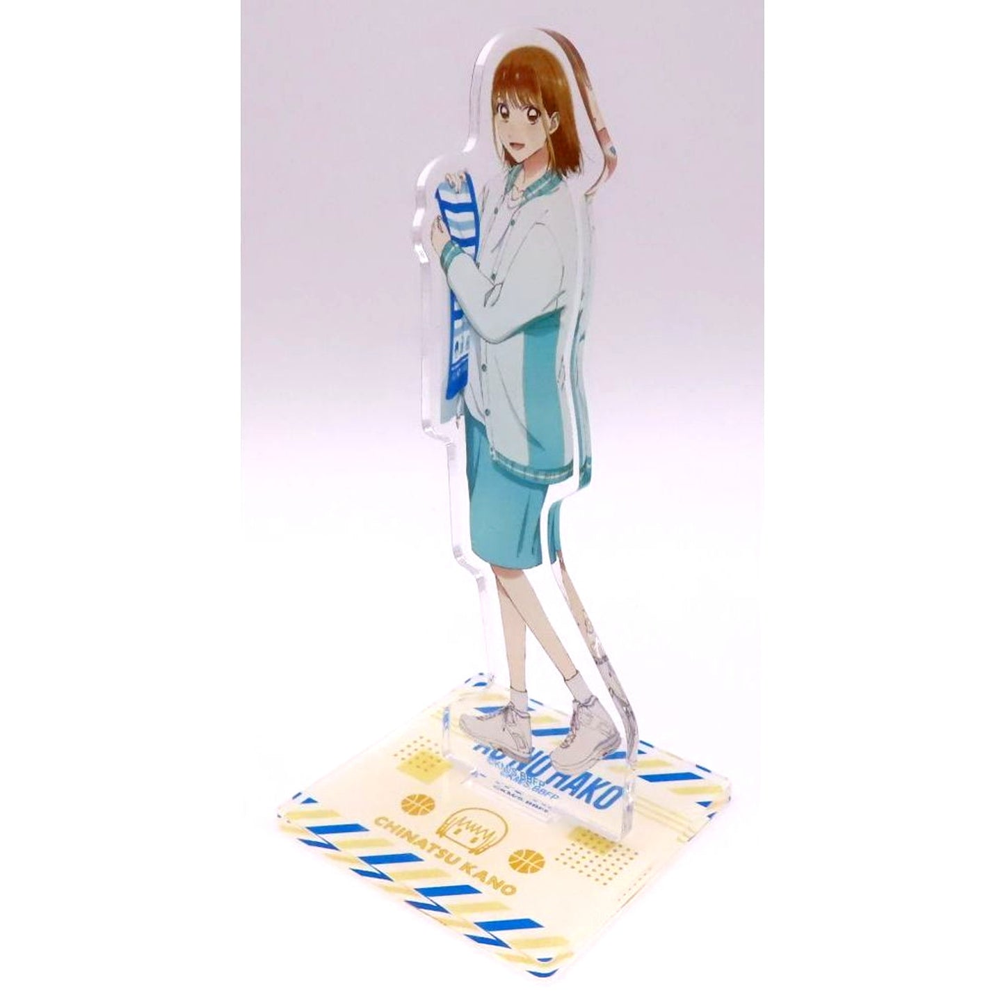 Chinatsu Kano Club Activity Acrylic Stand Blue Box POP UP SHOP in Marui [USED]