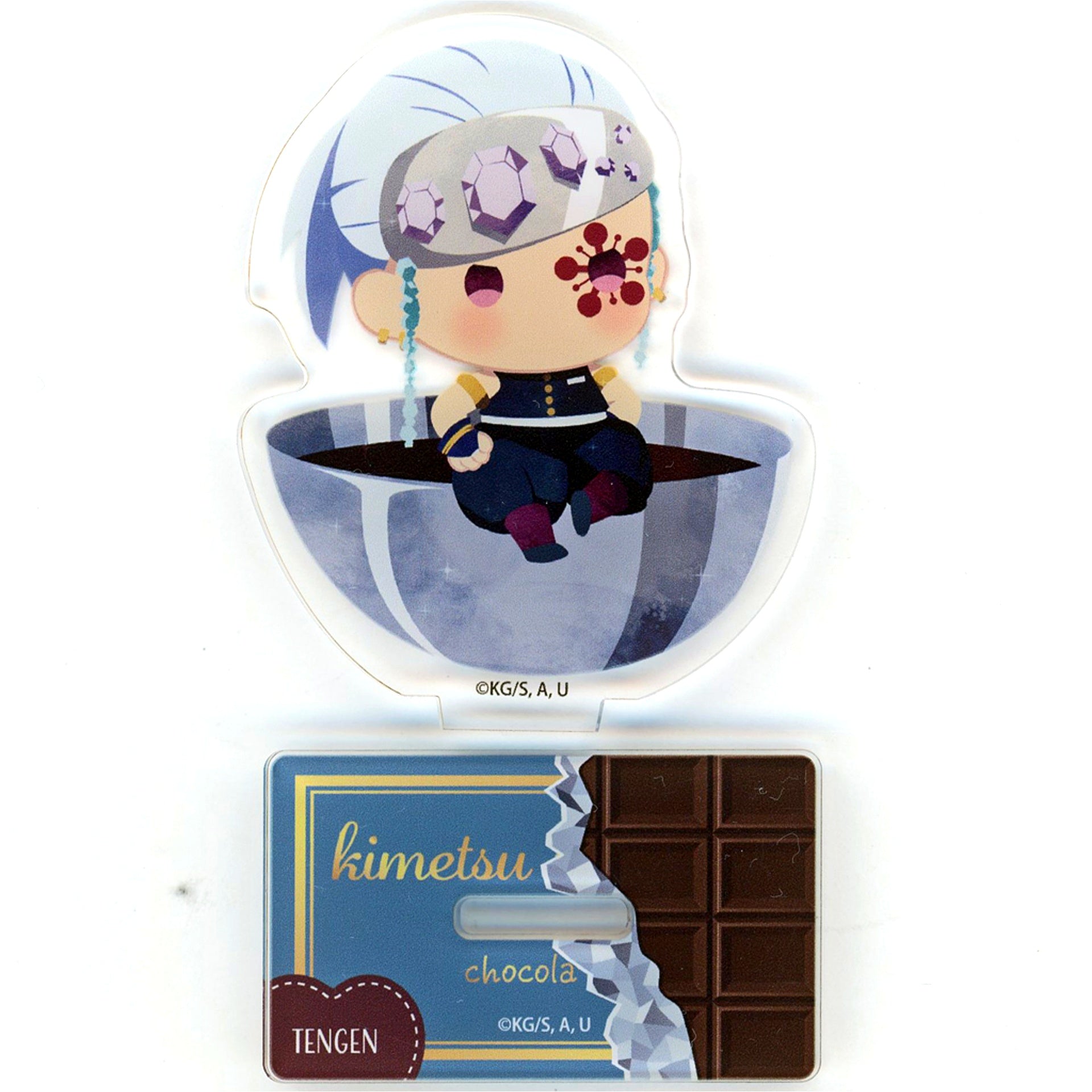 Tengen Uzui Yura Fuwa Series Chocolate Ver. Acrylic Stand Demon Slayer: Kimetsu no Yaiba [USED]