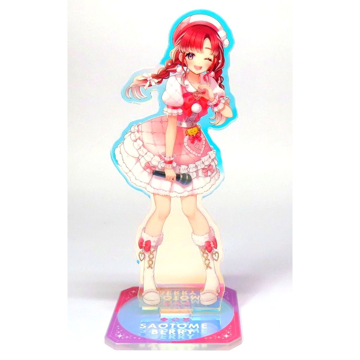 Saotome Berry Aurora Acrylic Stand Virtual YouTuber Nijisanji White Bright Live [USED]