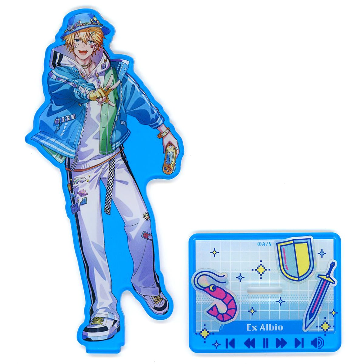 Ex Albio Acrylic Stand Virtual YouTuber Nijisanji Decora Mode [USED]