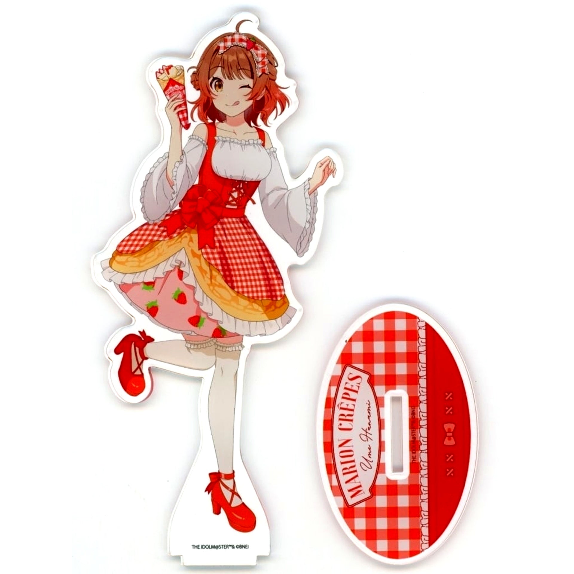 Ume Hanamami Gakuen Idolmaster Crepe Style Dress Ver. Drawn Illustration Acrylic Stand Marion Crepes [USED]