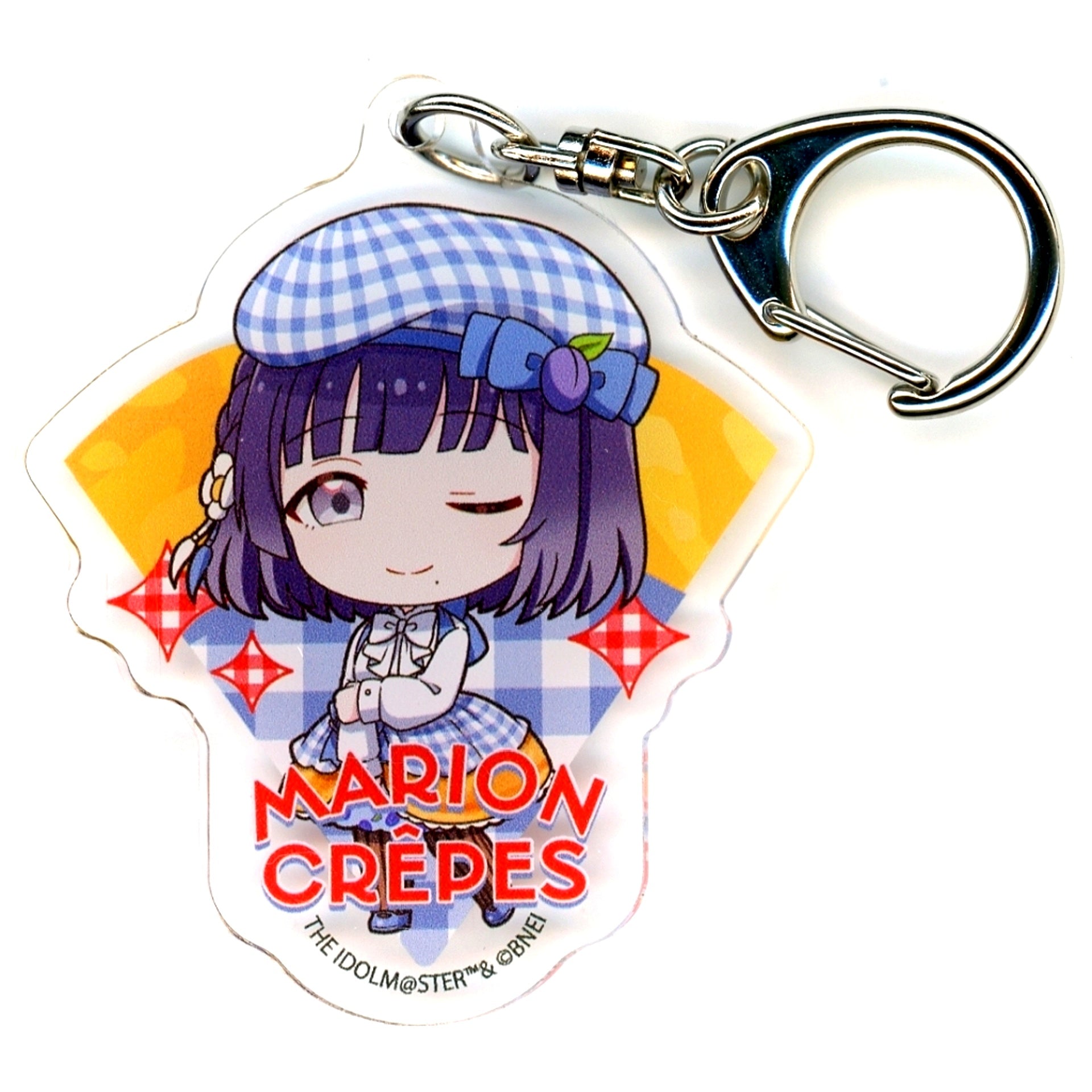 Misuzu Hataya Gakuen Idolmaster Acrylic Keychain 03 Crepe Style Dress Ver. Chibi Character Illustration Marion Crepes [USED]