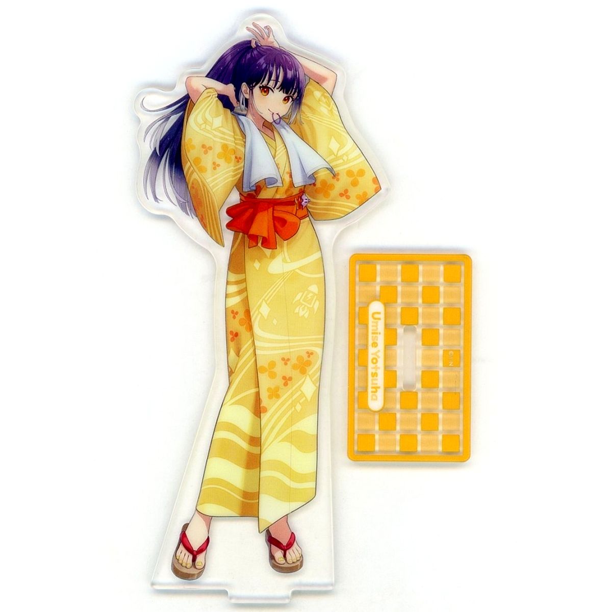 Umise Yotsuha Acrylic Stand DMM Scratch Virtual YouTuber Nijisanji Onsen Scratch C-2 Prize [USED]