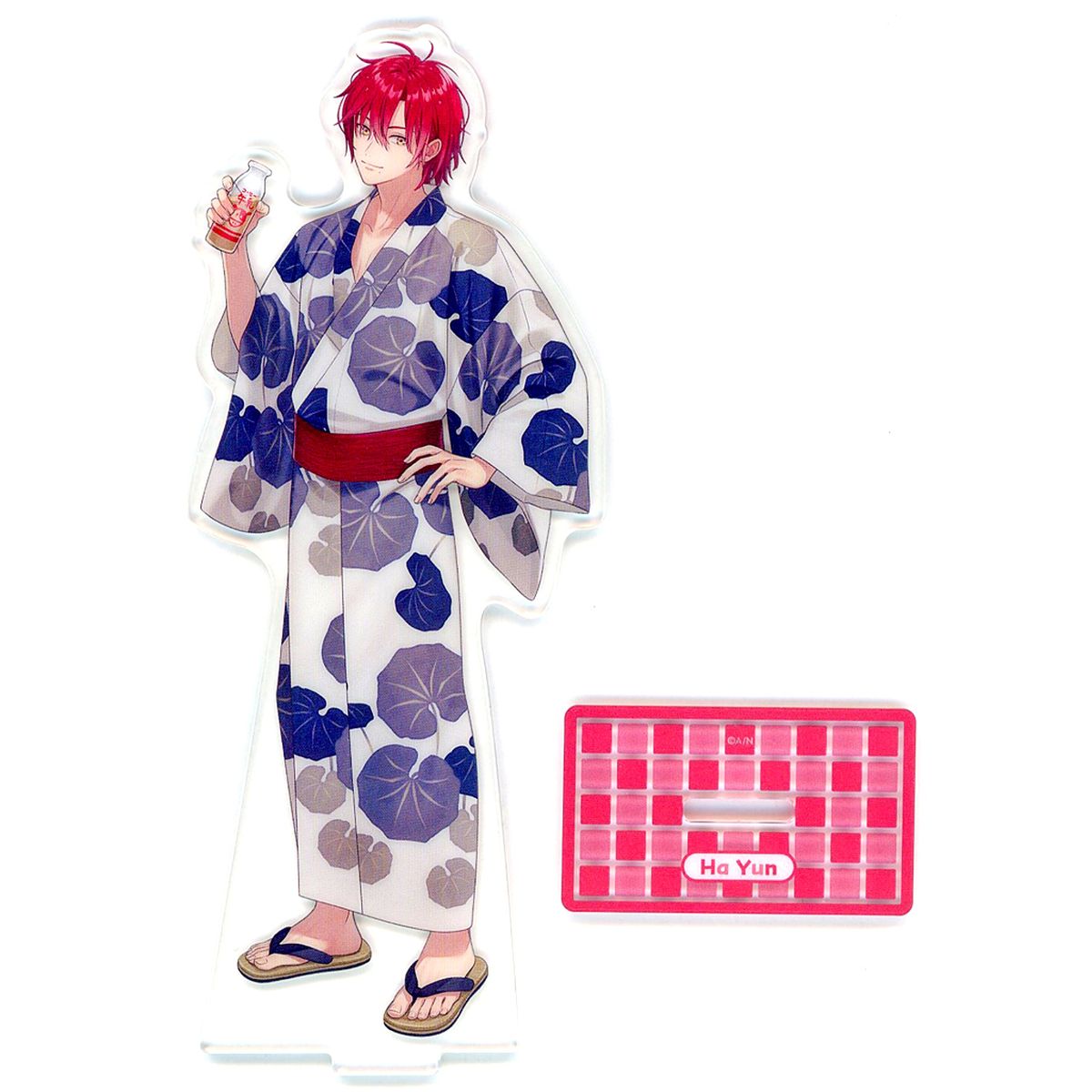 Ha Yun Virtual YouTuber Nijisanji DMM Scratch! Acrylic Stand Hot Spring Scratch C-5 Prize [USED]
