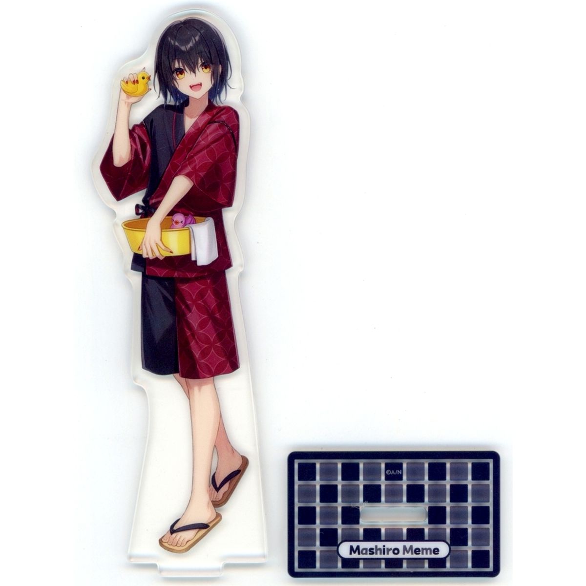 Mashiro Acrylic Stand DMM Scratch! Virtual YouTuber Nijisanji Onsen Scratch C-6 Prize [USED]