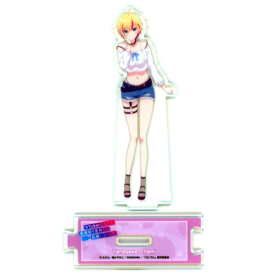 Chami Yanase C-5 Prize Connecting Acrylic Stand DMM Scratch! TV Anime VTuber I Forgot to Turn Off My Stream and Became a Legend Scratch [USED]
