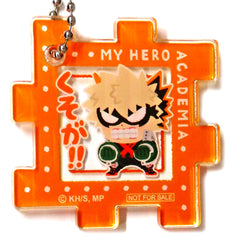 Katsuki Bakugo My Hero Academia x Irasutoya Acrylic Puzzle TOHO animation STORE Limited Bonus [USED]