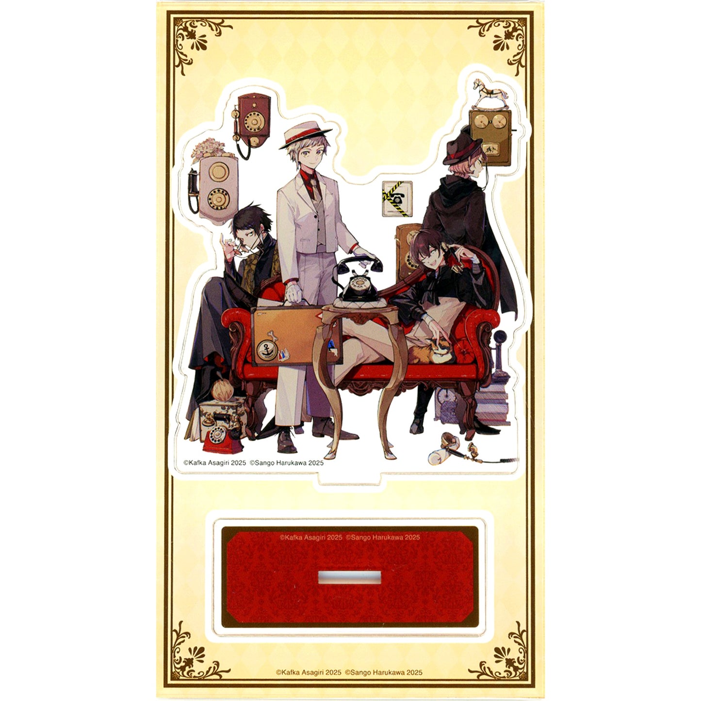 Atsushi Nakajima & Osamu Dazai & Ryunosuke Akutagawa & Chuya Nakahara Acrylic Stand Bundle Bonus for Bungo Stray Dogs Harukawa35 Artbook Animate Set Single Item [USED]