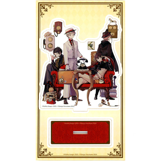 Atsushi Nakajima & Osamu Dazai & Ryunosuke Akutagawa & Chuya Nakahara Acrylic Stand Bundle Bonus for Bungo Stray Dogs Harukawa35 Artbook Animate Set Single Item [USED]