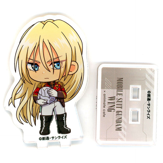 Zechs Merquise Mobile Suit Gundam Wing x animate cafe Trading Mini Acrylic Stand [USED]