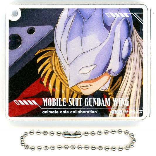 Zechs Merquise OP2 Cockpit Mobile Suit Gundam Wing x animatecafe CoLotta Trading Acrylic Plate Keychain OP collection ver. [USED]