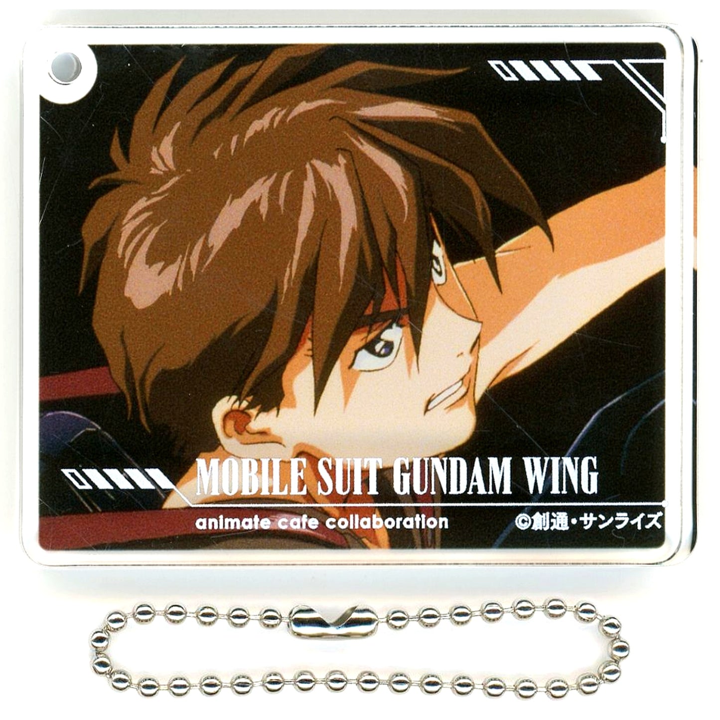 Heero Yuy OP2 Inside Cockpit Mobile Suit Gundam Wing x animate cafe CoLotta Trading Acrylic Plate Keychain OP collection Ver. [USED]