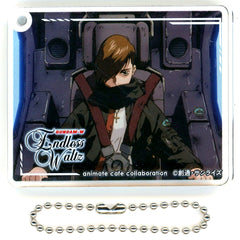 Trowa Barton Inside Cockpit Childhood Mobile Suit Gundam Wing x animate cafe CoLotta Trading Acrylic Plate Keychain Endless Waltz Ver. [USED]