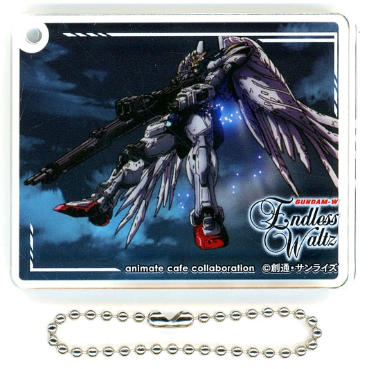 Wing Gundam Zero (EW Ver.) Mobile Suit Gundam Wing x animatecafe CoLotta Trading Acrylic Plate Keychain Endless Waltz Ver. [USED]
