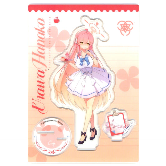 Hanako Urawa Limited Illustration Life-Size Acrylic Stand Blue Archive x MaidJump 2023 China Collab Cafe Make-Up Work Club [USED]