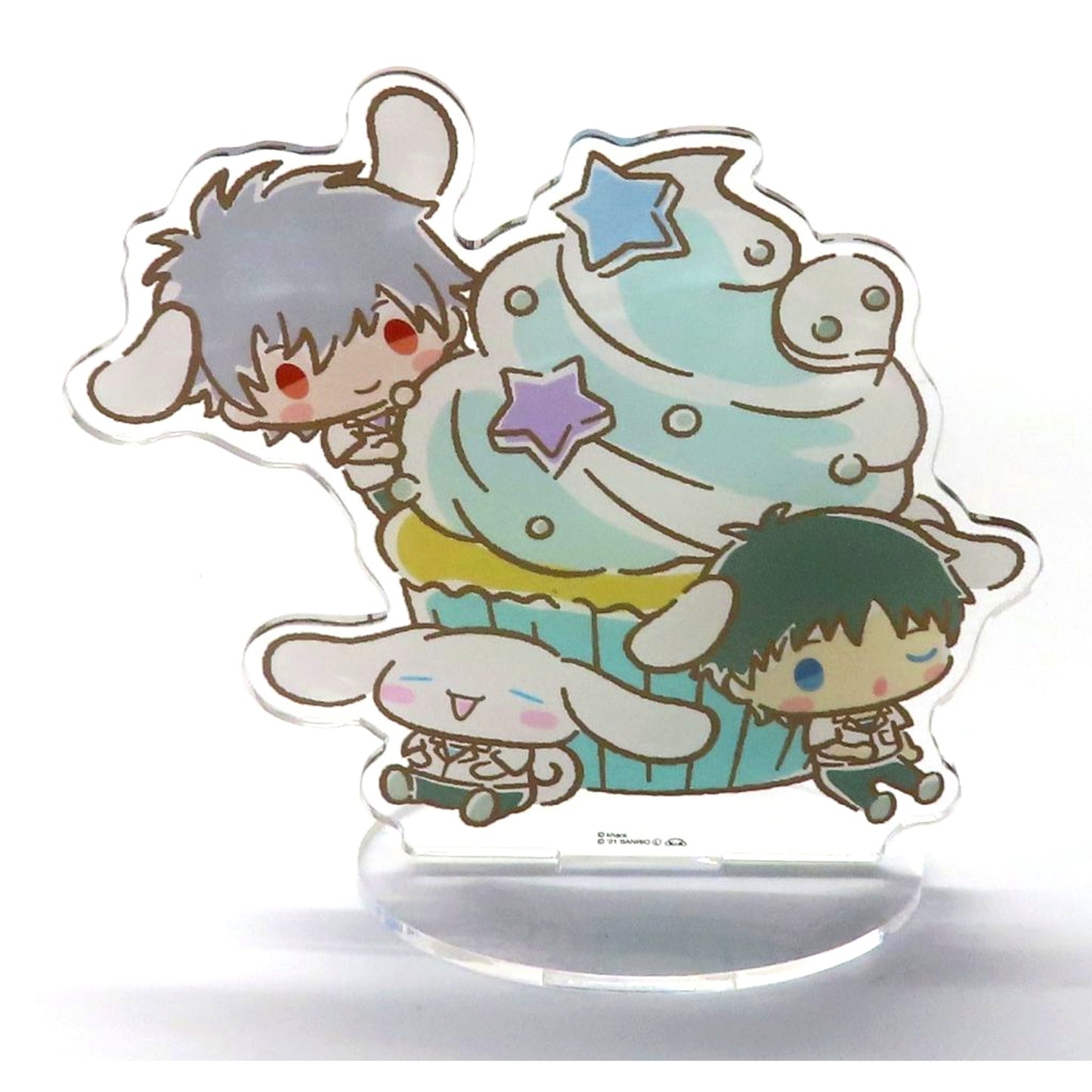 Shinji Ikari & Kaworu Nagisa Acrylic Stand Evangelion x Cinnamoroll [USED]