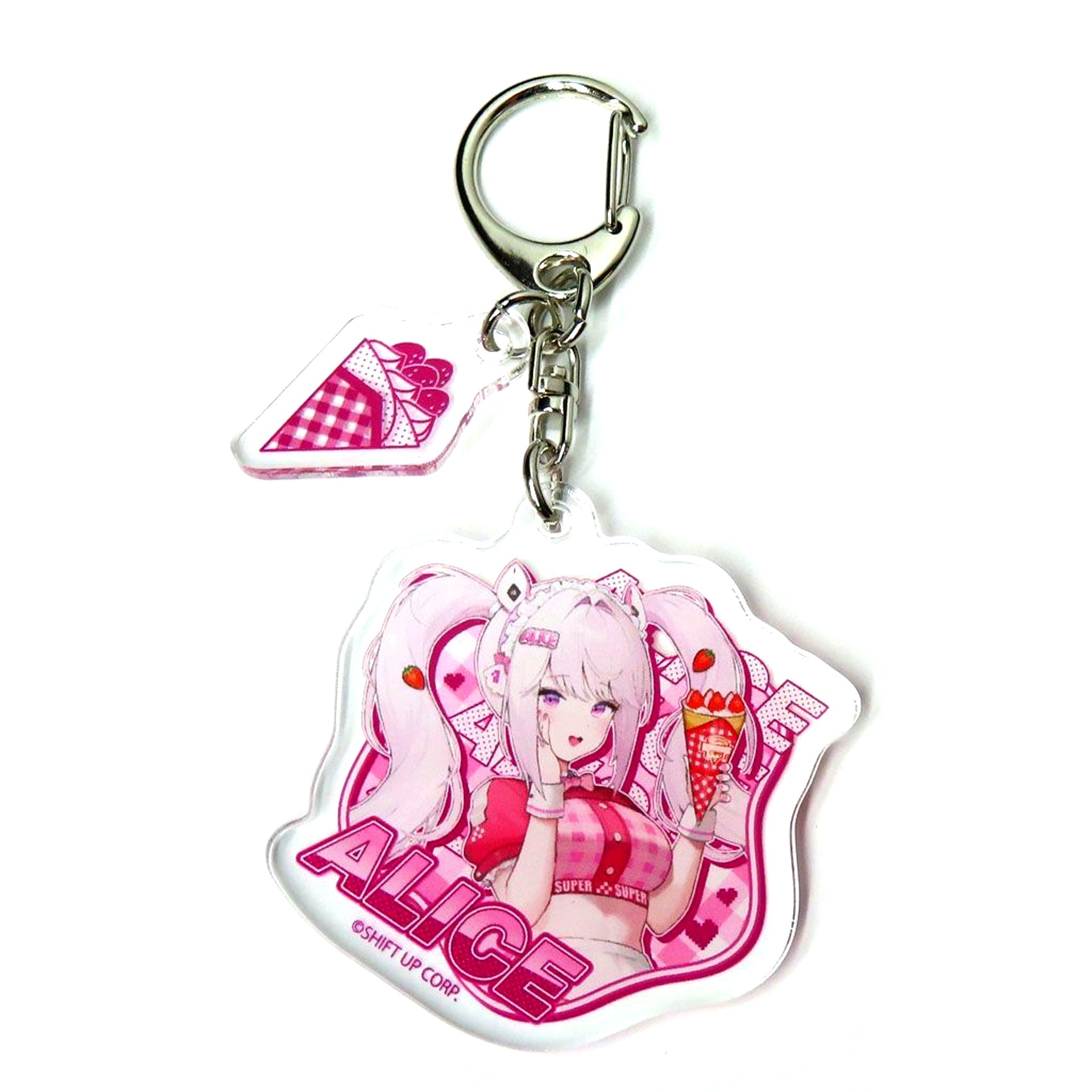 Alice Goddess of Victory: Nikke Acrylic Keychain with Parts Marion Crepes Original Illustration [USED]