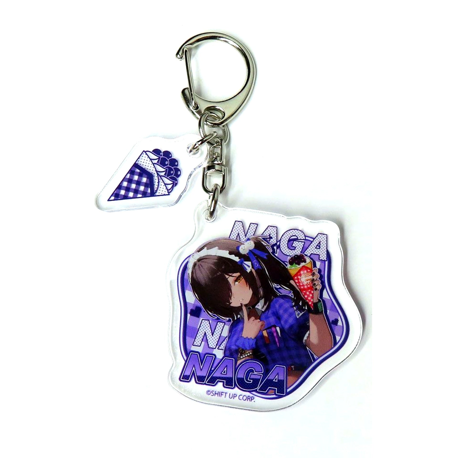 Naga Full Body Goddess of Victory: NIKKE Parts Attached Acrylic Keychain 01. Drawn Illustration Marion Crepes [USED]