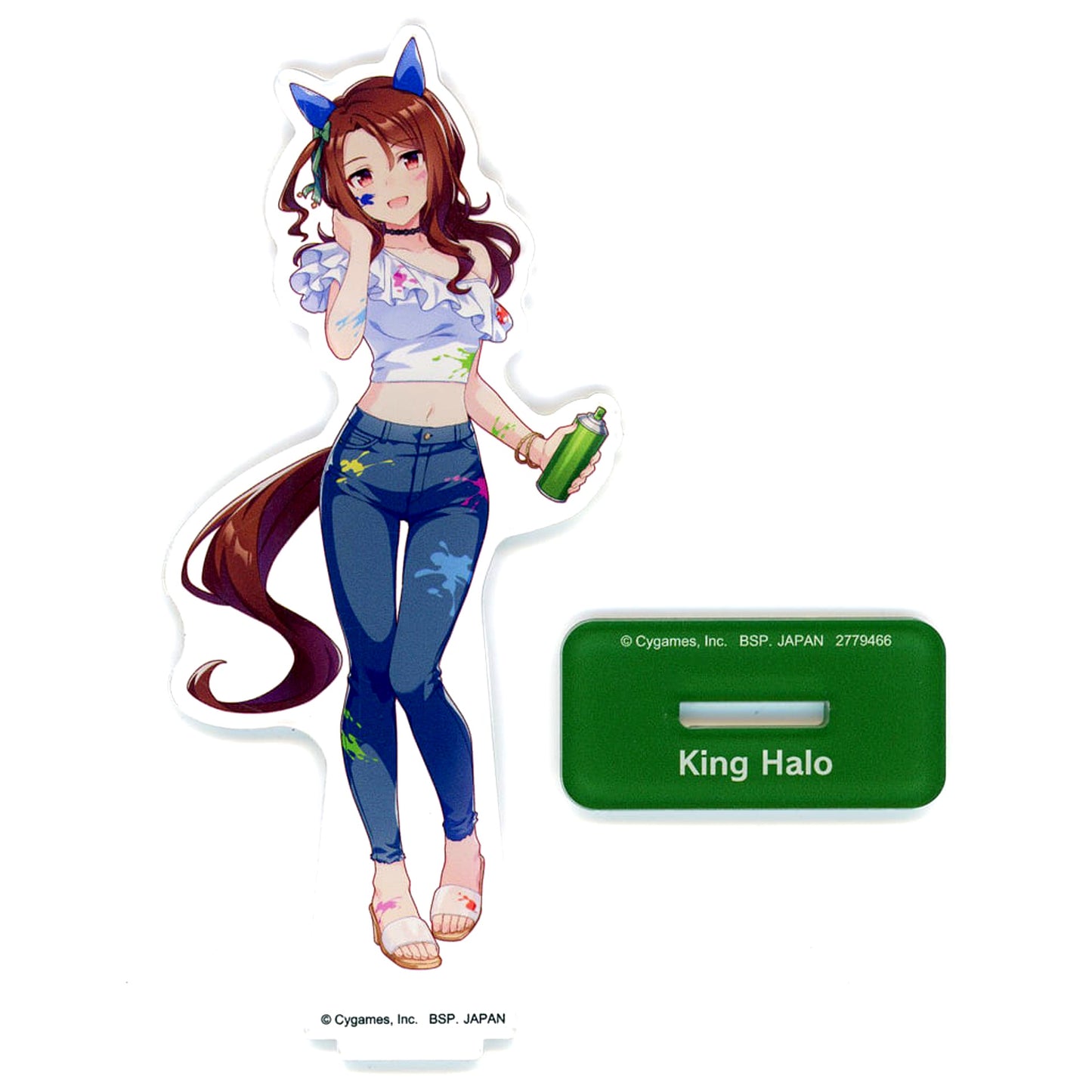 King Halo Umamusume: Pretty Derby Big Acrylic Plate with Stand Painter Style Vol.3 NAMCO Promotion Third NAMCO Limited [USED]